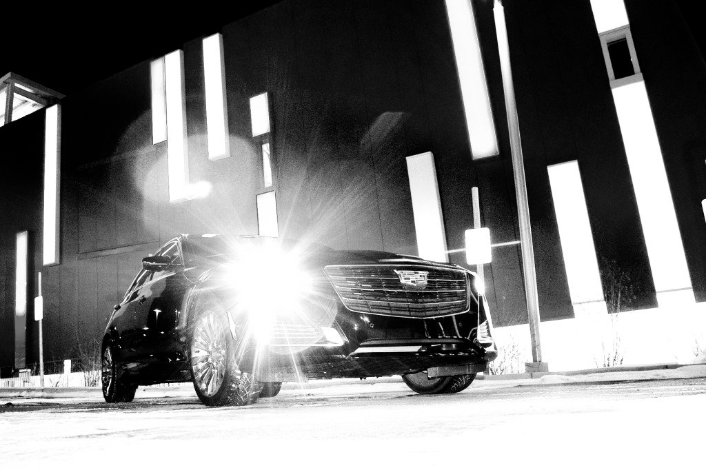 Cadillac's LED lighting & signature angular style treatment at work