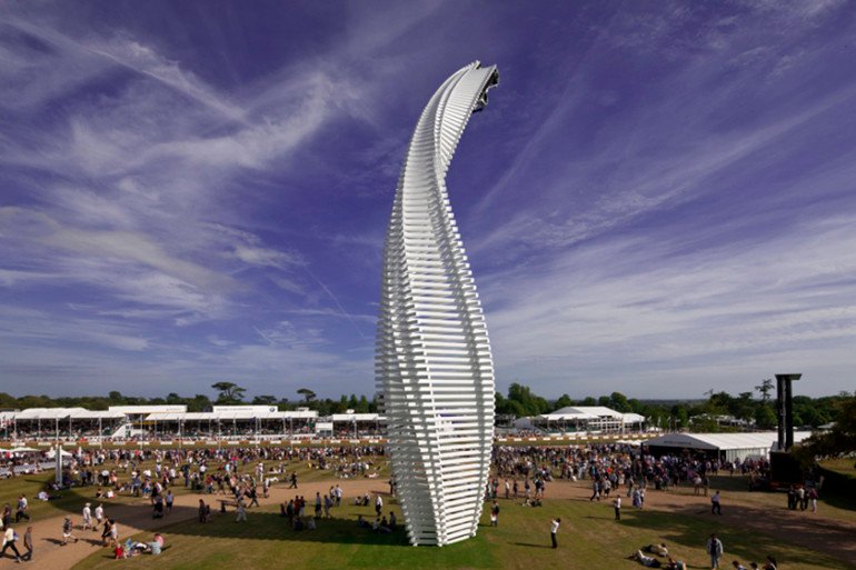 Gerry Judah’s Mazda tower twists & rises over Goodwood’s 2015 Festival of Speed - slide 6